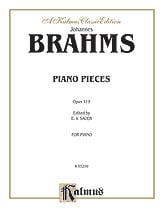 Piano Pieces Op. 119 piano sheet music cover Thumbnail